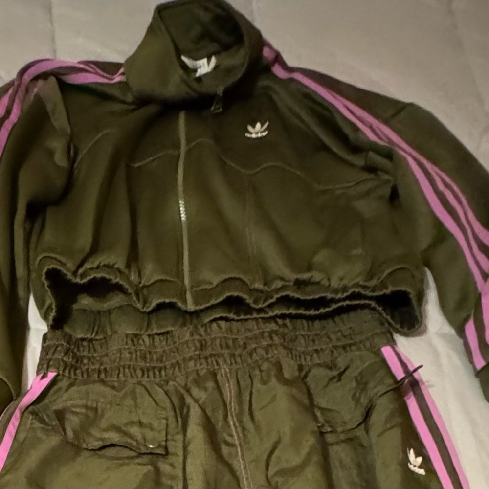 IVY PARK Green and Pink Blazer with Signature Style